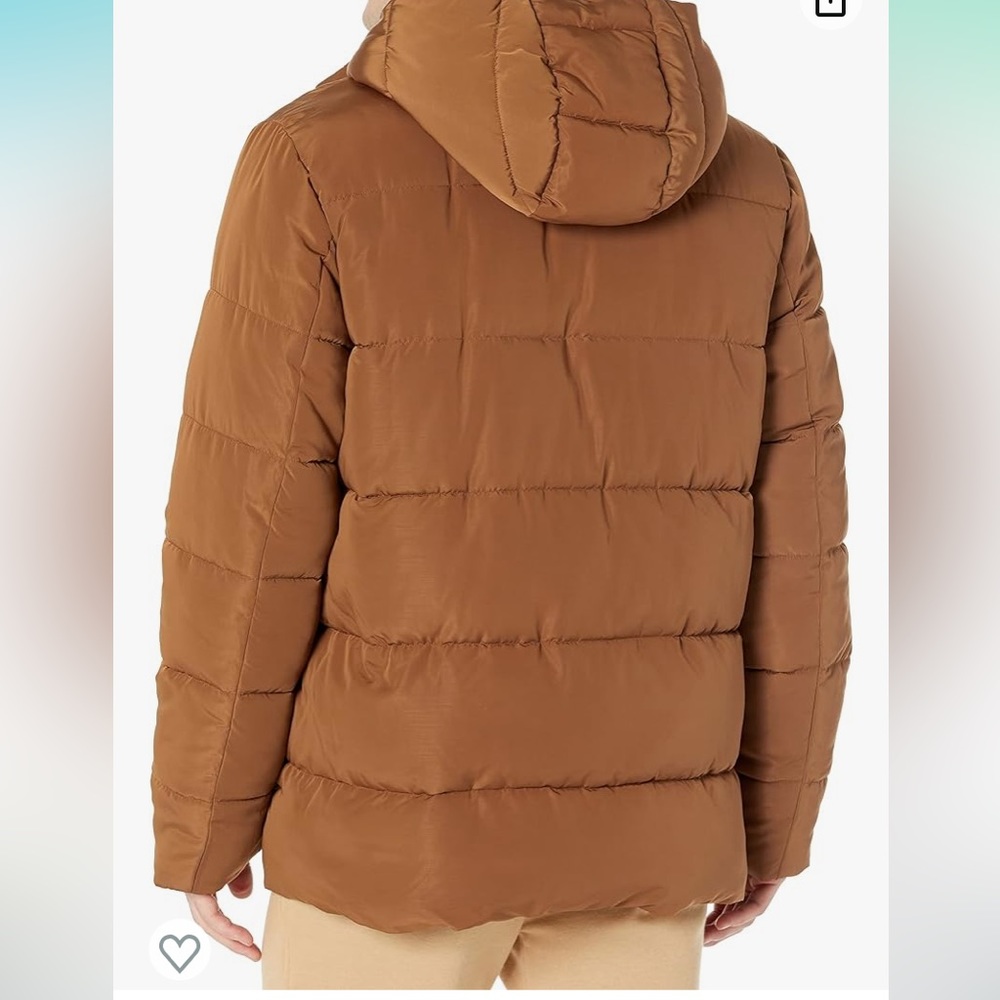 Amazon Aware Men's‎ Recycled Polyester Hooded Puffer Jacket NWT